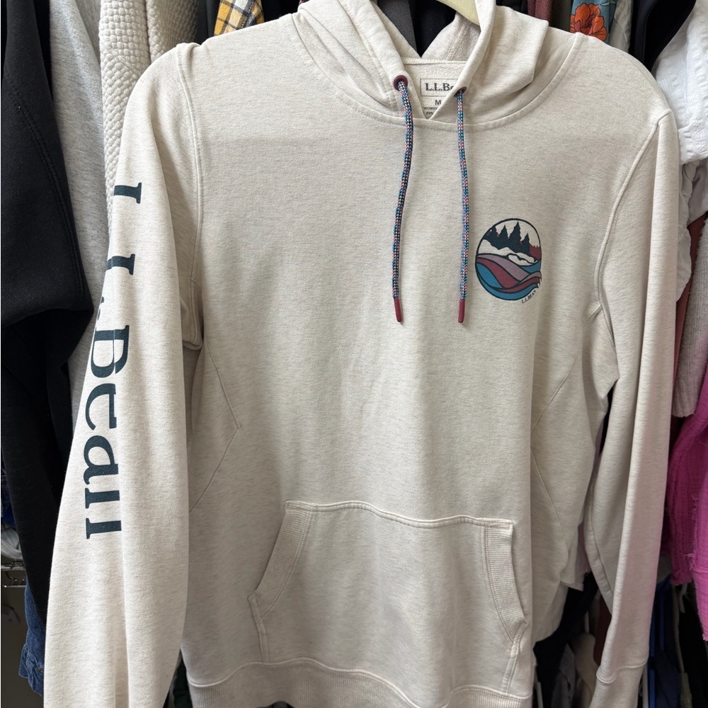 LL Bean women’s like new hoodie sweatshirt